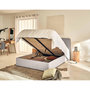 Voir la diapositive 3 : BEST MOBILIER Goyave - lit coffre - 160x200 - en tissu - sommier inclus