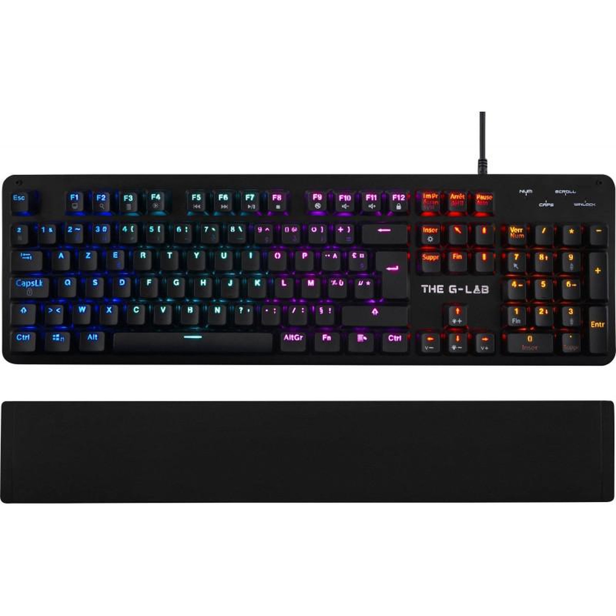 Voir la diapositive 6 : THE G-LAB Clavier mécanique THE G-LAB KEYZ-CARBON-E/FR