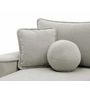 Voir la diapositive 6 : BEST MOBILIER Enma - canapé d'angle réversible 4 places convertible avec coffre en tissu texturé