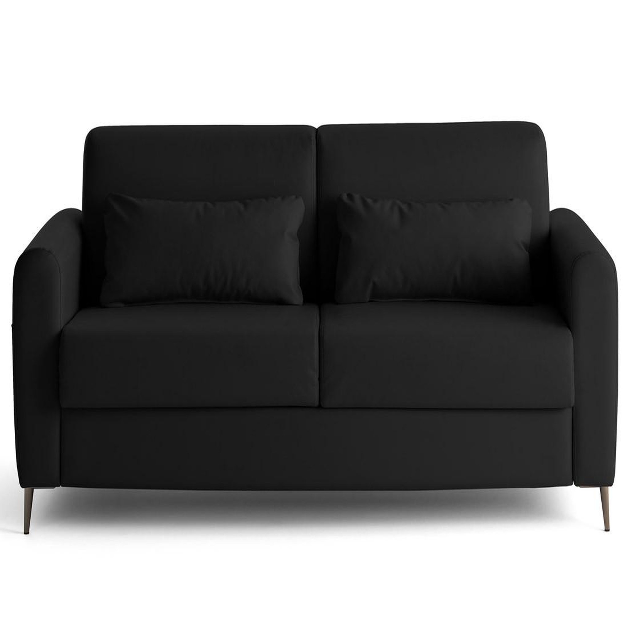 Voir la diapositive 1 : LISA DESIGN Owen - canapé 3 places convertible express couchage quotidien 140 cm matelas 12 cm en simili