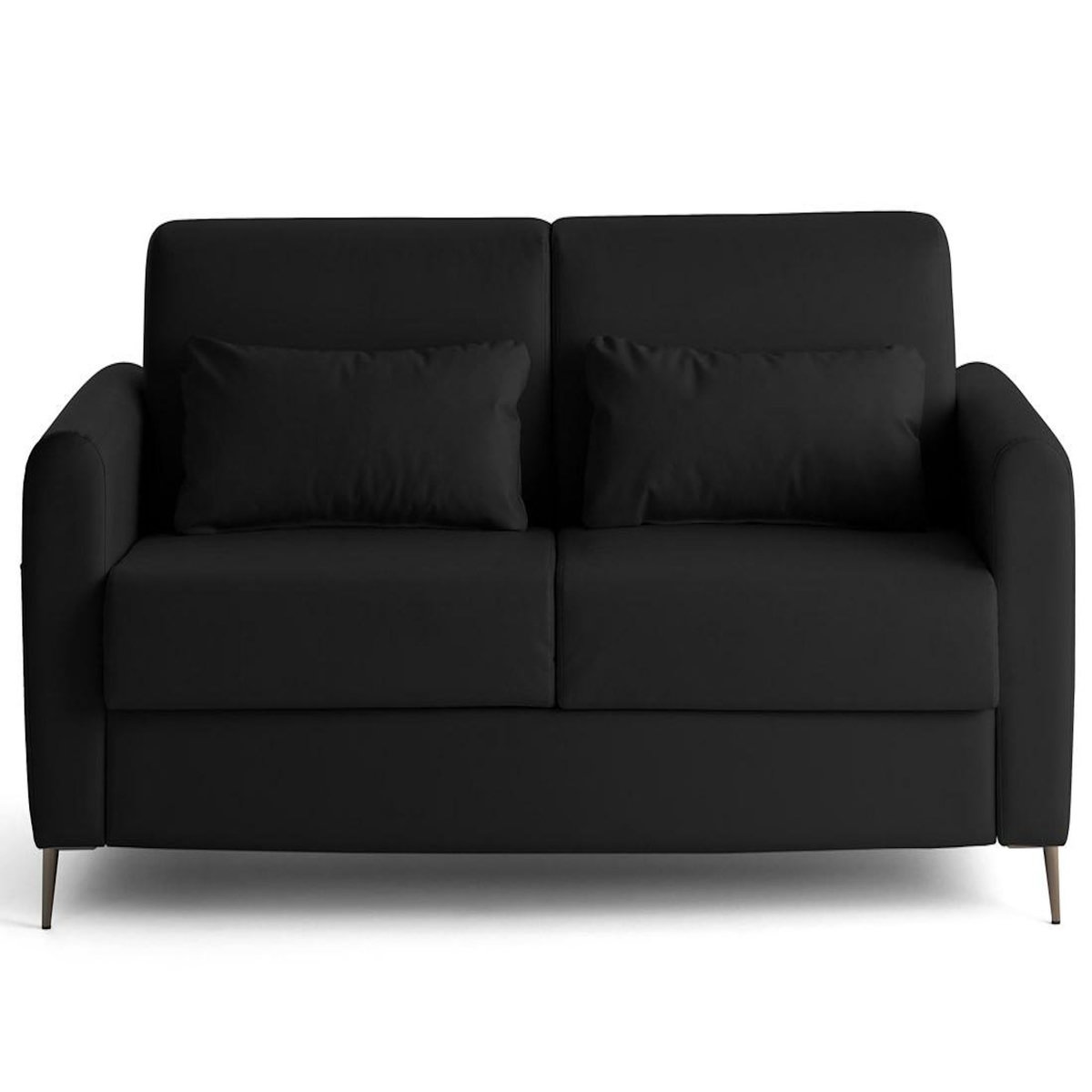 LISA DESIGN Owen - canapé 3 places convertible express couchage quotidien 140 cm matelas 12 cm en simili