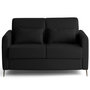Voir la diapositive 1 : LISA DESIGN Owen - canapé 3 places convertible express couchage quotidien 140 cm matelas 12 cm en simili