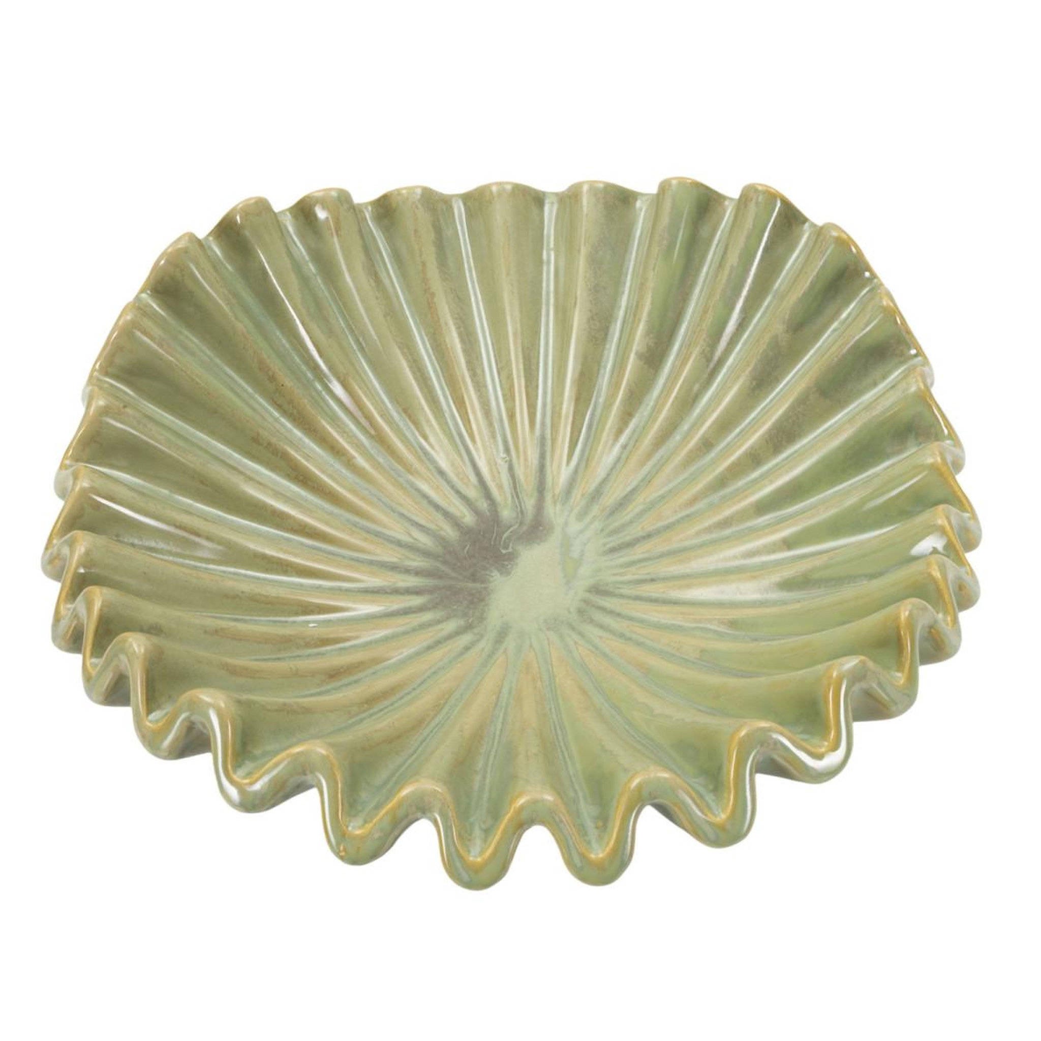 Voir la diapositive 2 : Paris Prix Vide-poche en céramique  venice  40cm vert