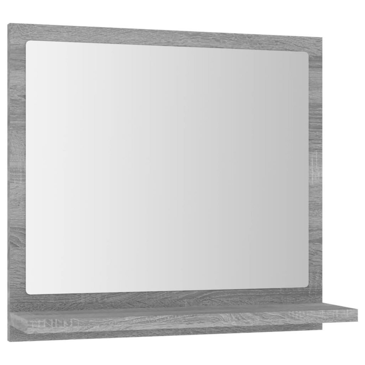 VIDAXL Miroir de bain Sonoma gris 40x10,5x37 cm Bois d'ingenierie