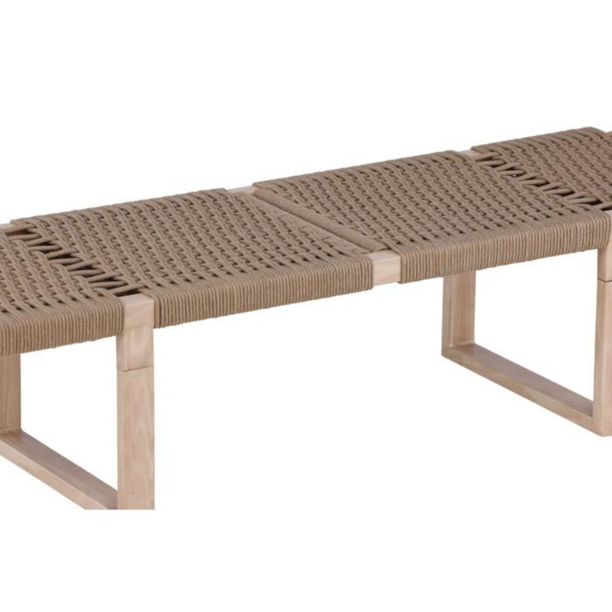 Paris Prix Banc Design en Rotin  Angon  140cm Naturel