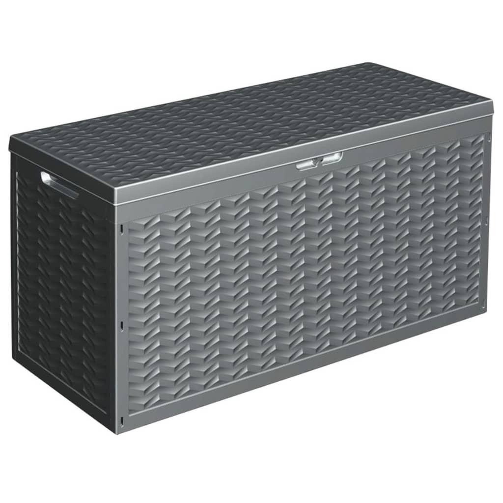 Voir la diapositive 2 : ProGarden ProGarden Boîte de rangement de jardin avec poignee 300 L Gris