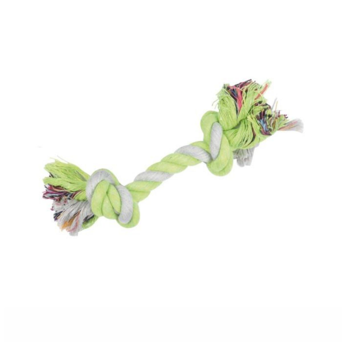 Paris Prix Jouet pour Chien  Corde 2 Nœuds  17cm Multicolore