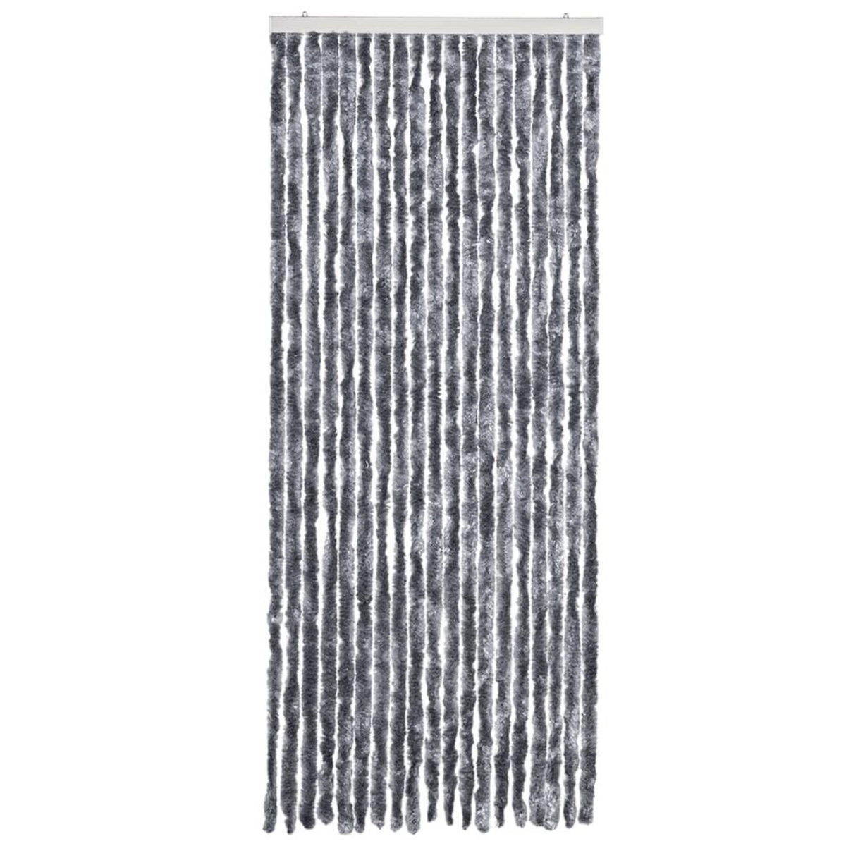 VIDAXL Moustiquaire Argente 56x185 cm Chenille