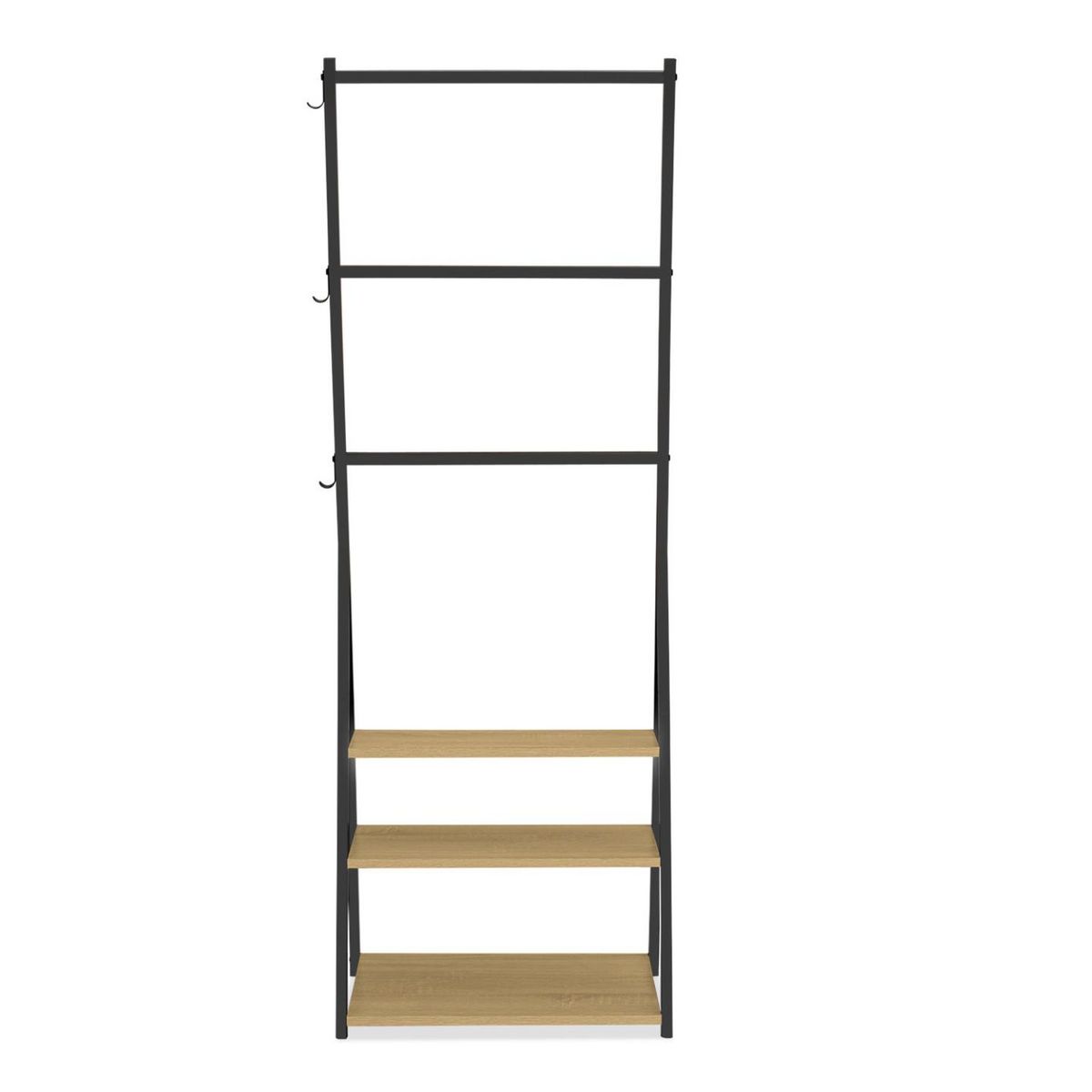 ID MARKET Porte-serviettes 3 niveaux DETROIT 3 étagères design industriel