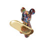 Voir la diapositive 3 : Paris Prix Statuette Ourson & Vide-Poche  Psyco  22cm Multicolore