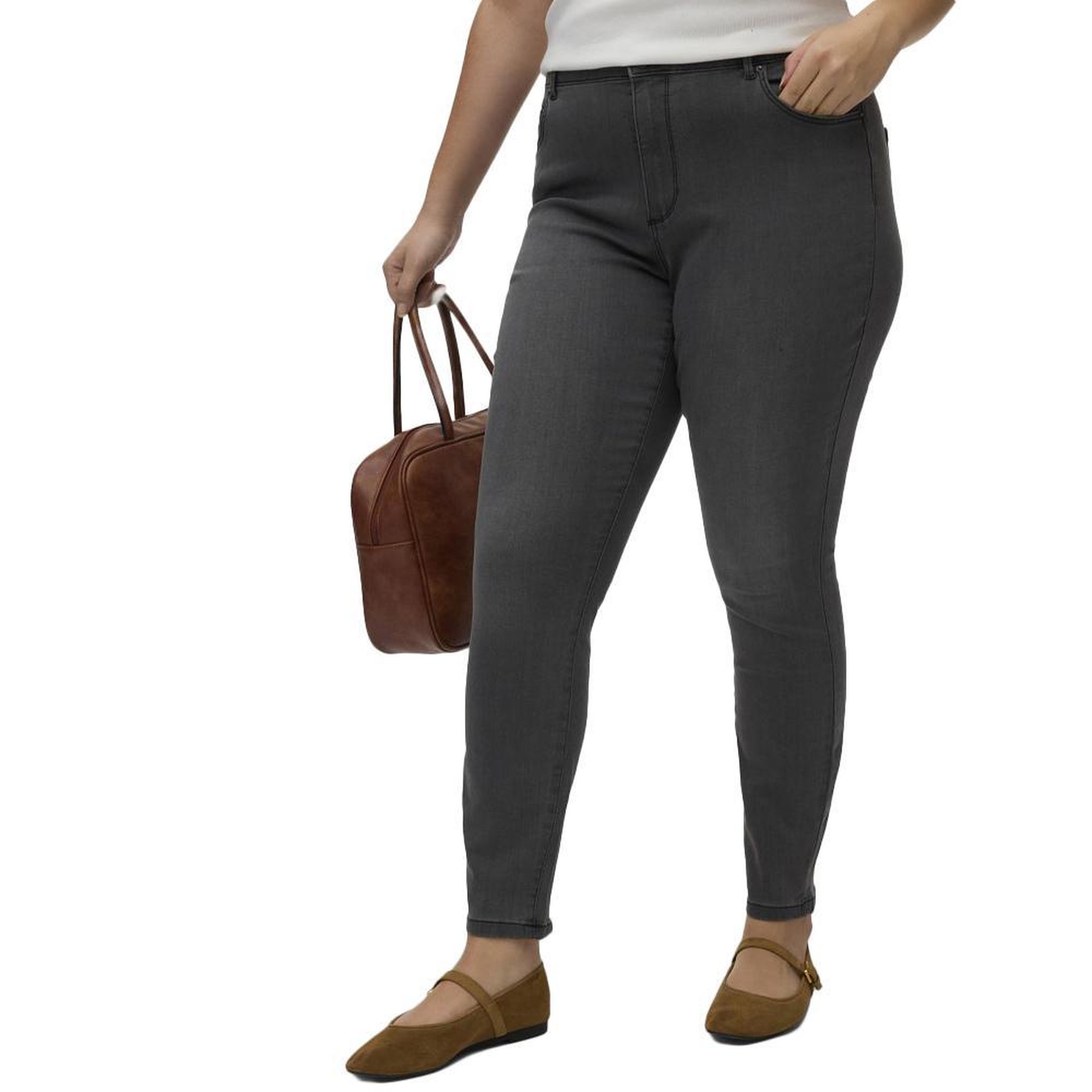 Vero Moda Jean gris femme vero moda vmcsophia. Coloris disponibles : Gris