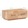 Voir la diapositive 6 : VIDAXL Table basse 90x50x35 cm Bois de recuperation massif