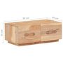 Voir la diapositive 6 : VIDAXL Table basse 90x50x35 cm Bois de recuperation massif