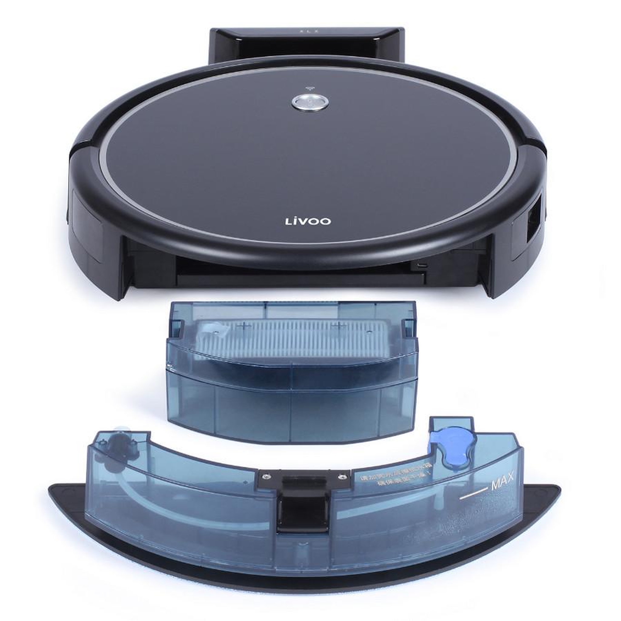 Voir la diapositive 4 : LIVOO Aspirateur robot connecté - doh126