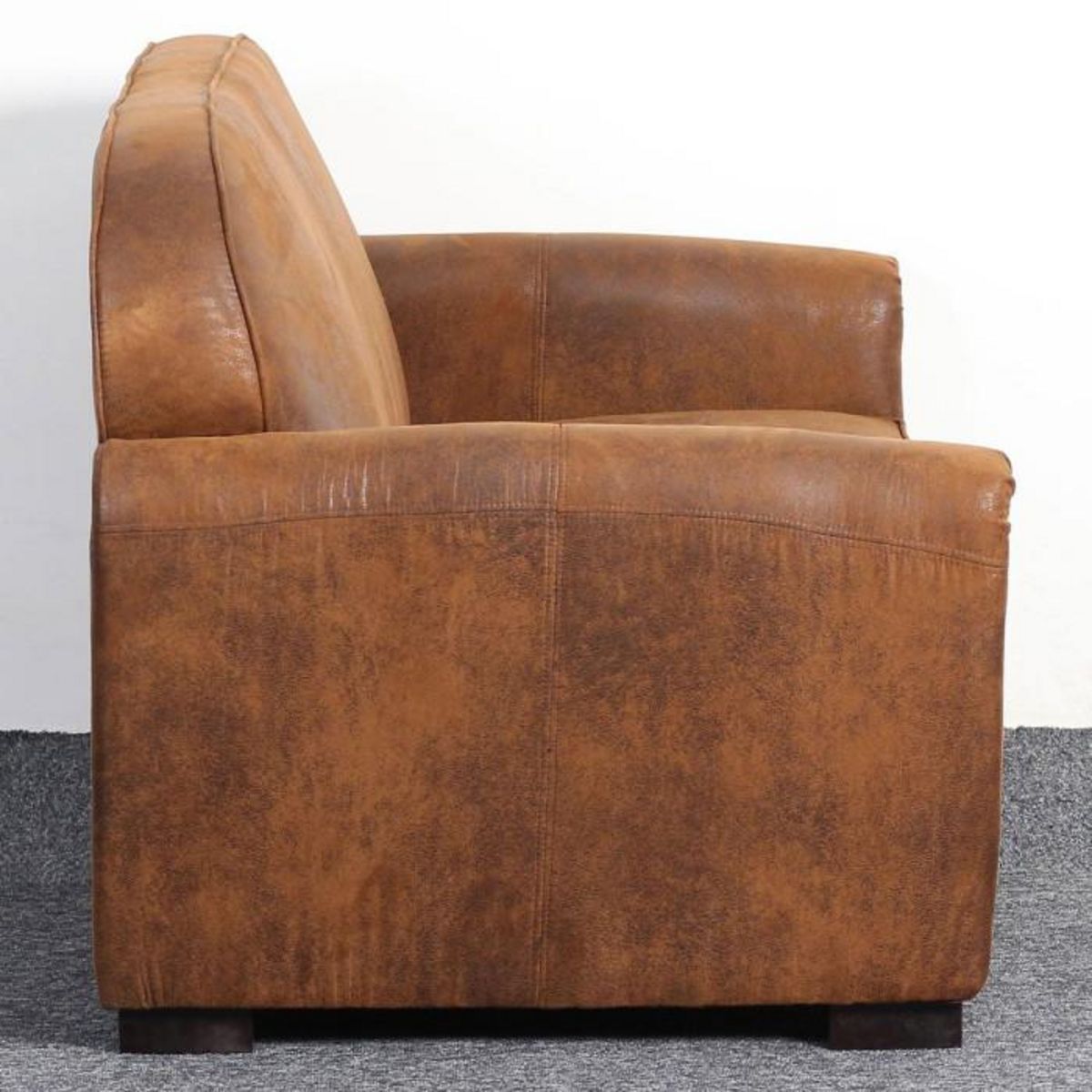 Paris Prix Canapé Club Vintage  Balista  150cm Marron