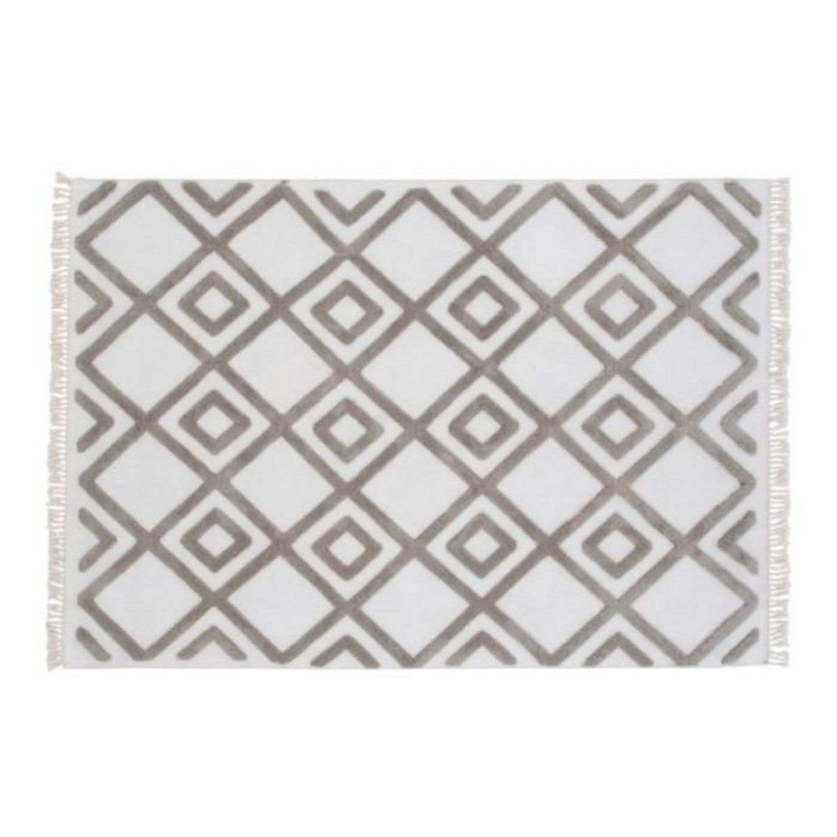 Paris Prix Tapis Design avec Franges  Towa  160x230cm Marron