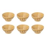 SECRET DE GOURMET Lot de 6 Bols Design  Roma  56cl Jaune