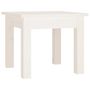 Voir la diapositive 2 : VIDAXL Table basse Blanc 35x35x30 cm Bois massif de pin