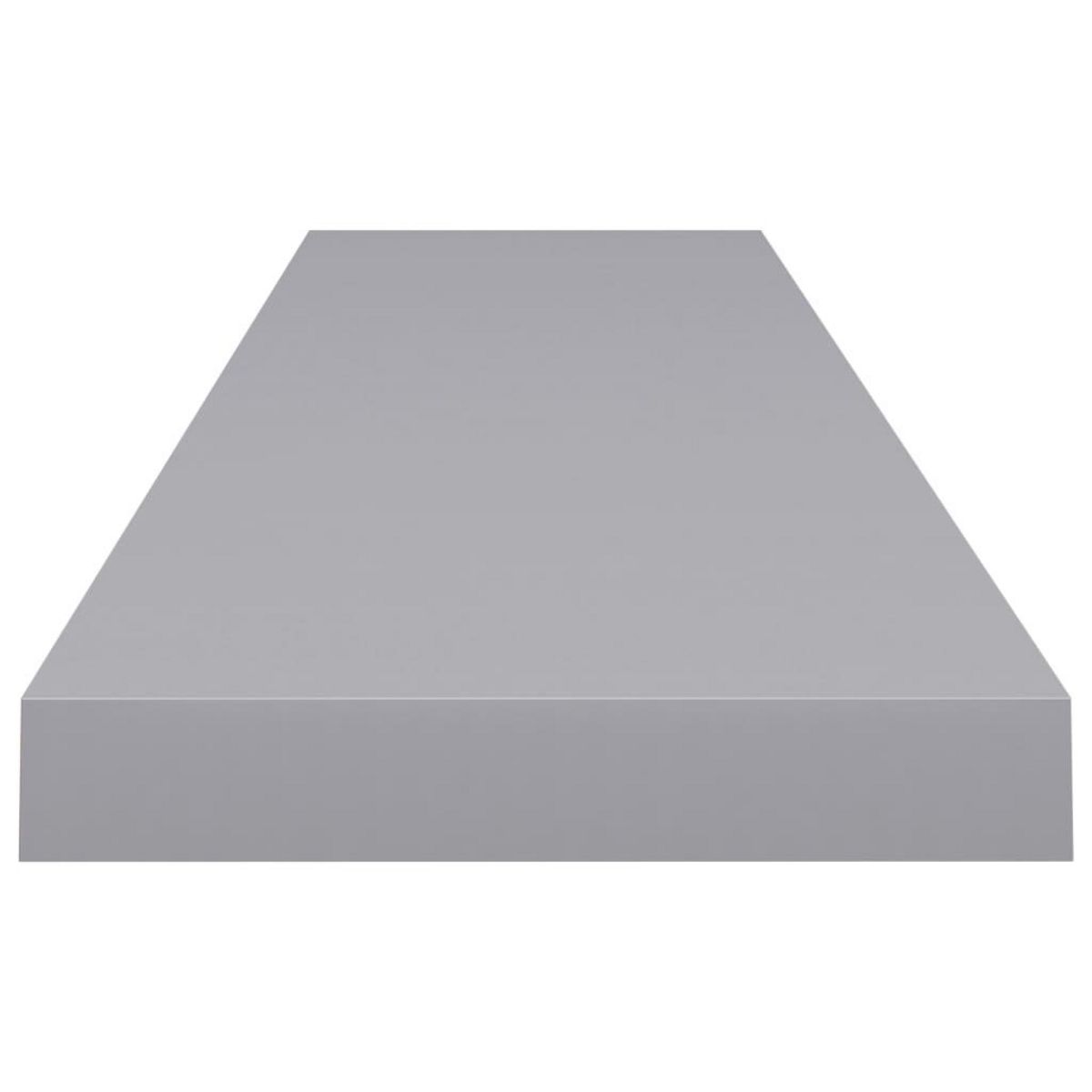 VIDAXL Etageres murales flottantes 4 pcs gris 120x23,5x3,8 cm MDF