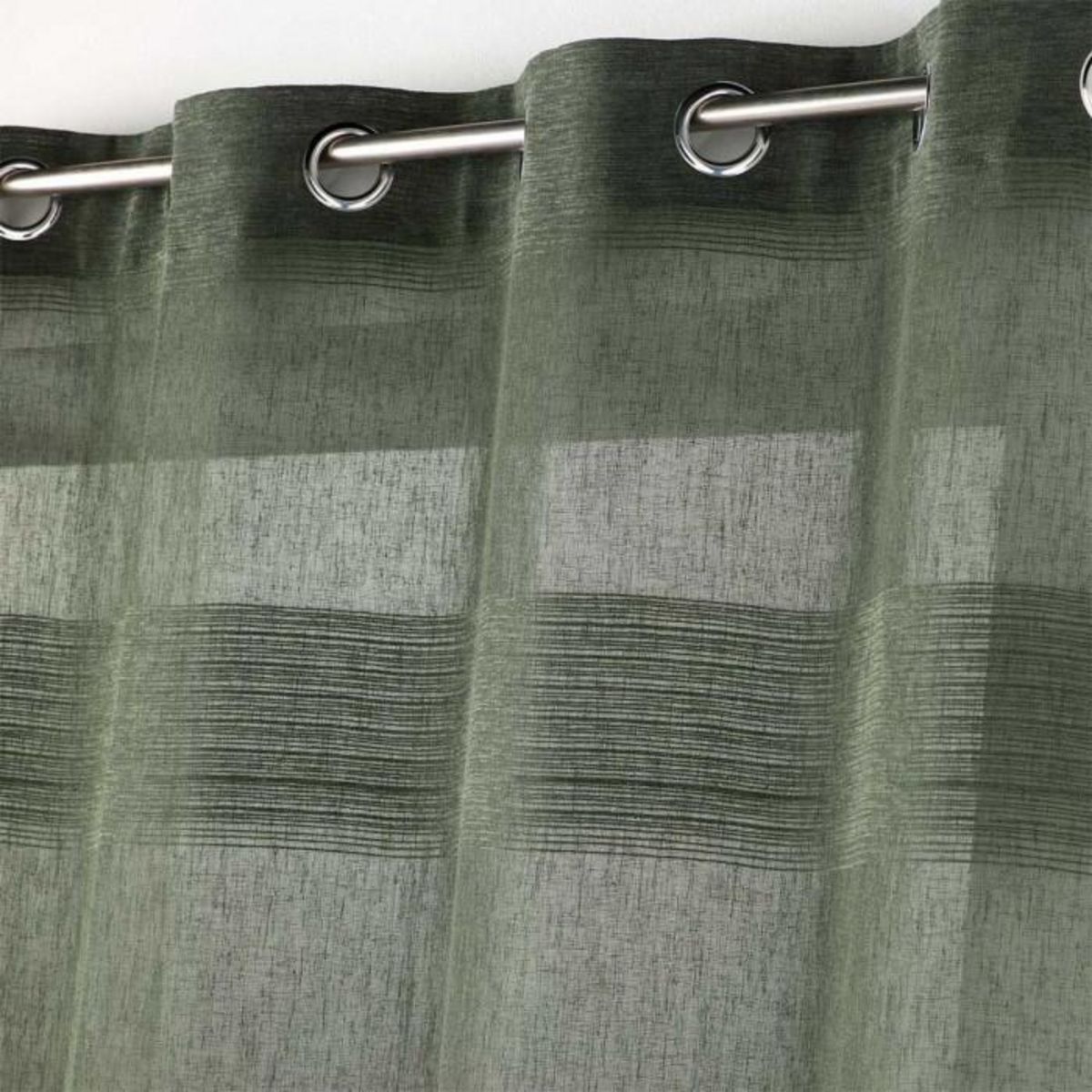 Paris Prix Rideau Voilage à Œillets  Terraza  140x240cm Kaki