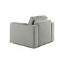 Voir la diapositive 3 : BEST MOBILIER Topaze - fauteuil - en tissu velours relief