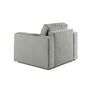 Voir la diapositive 3 : BEST MOBILIER Topaze - fauteuil - en tissu velours relief