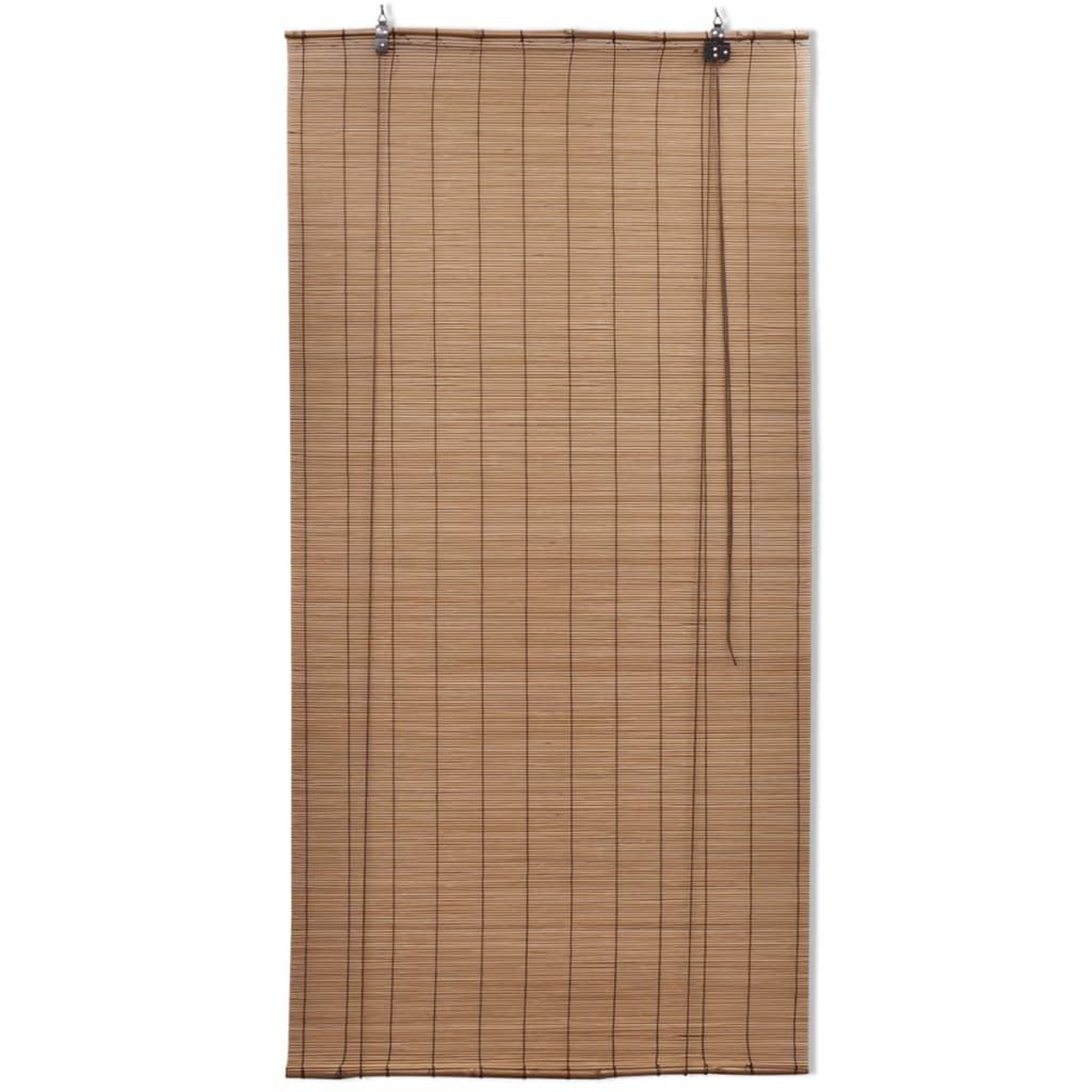 Voir la diapositive 2 : VIDAXL Stores roulants en bambou 2 pcs 100x160 cm marron