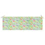 Voir la diapositive 2 : VIDAXL Coussin de banc de jardin motif de feuilles 150x50x3 cm