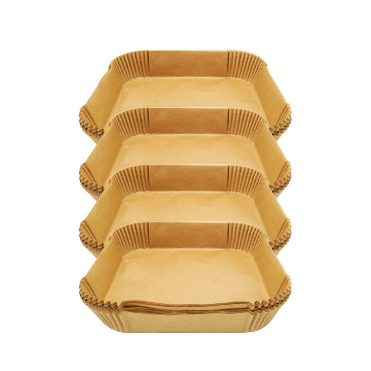 Fackelmann Ensemble de 200 Moules en papier pour air fryer carrés 20 cm Fackelmann Divers