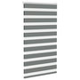 Voir la diapositive 3 : VIDAXL Store zebre gris fonce largeur du tissu 80,9 cm polyester