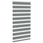 Voir la diapositive 3 : VIDAXL Store zebre gris fonce largeur du tissu 80,9 cm polyester