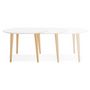 Voir la diapositive 3 : Paris Prix Table de Repas Extensible  Jane  120-220cm Blanc