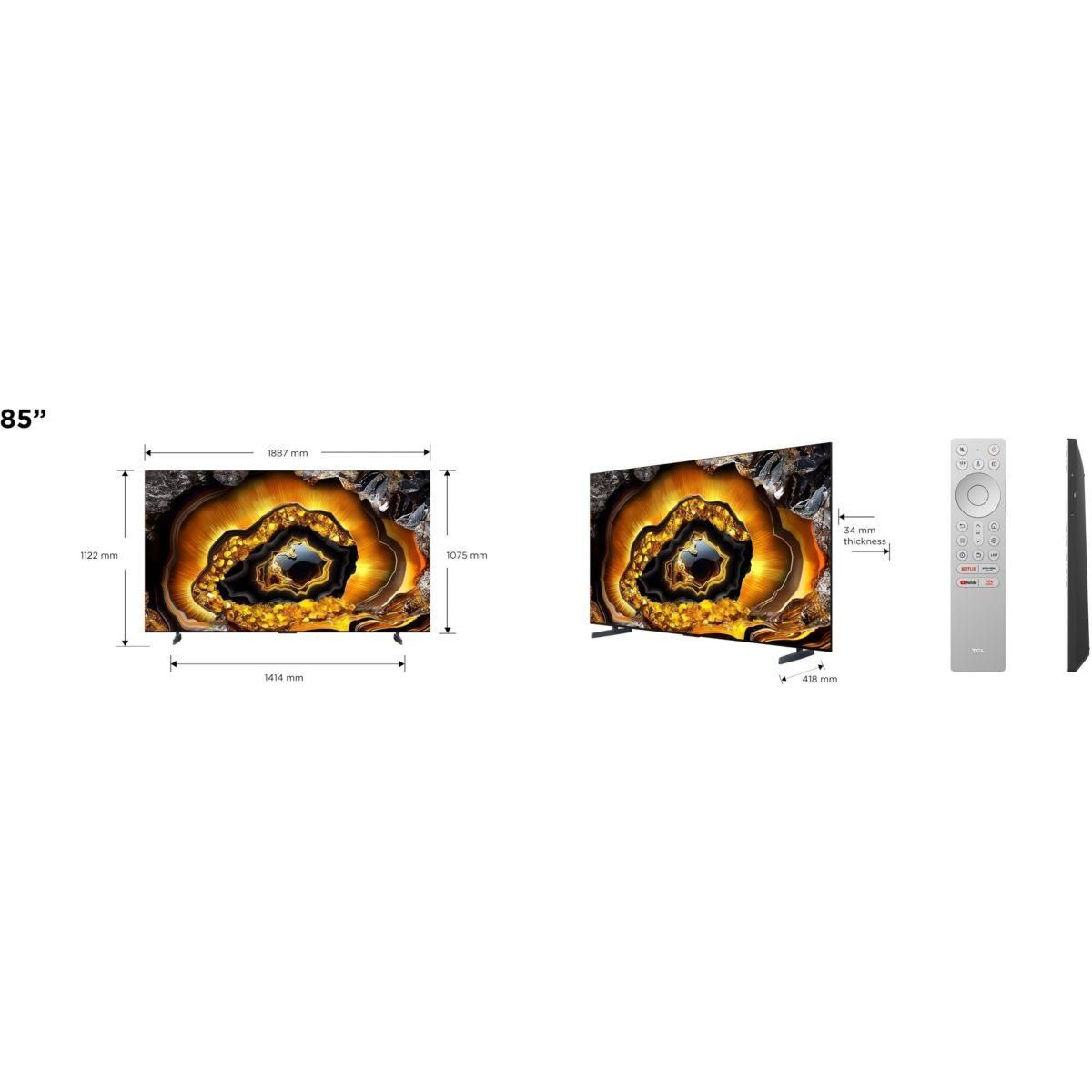 TCL TV QLED Mini LED 85X955