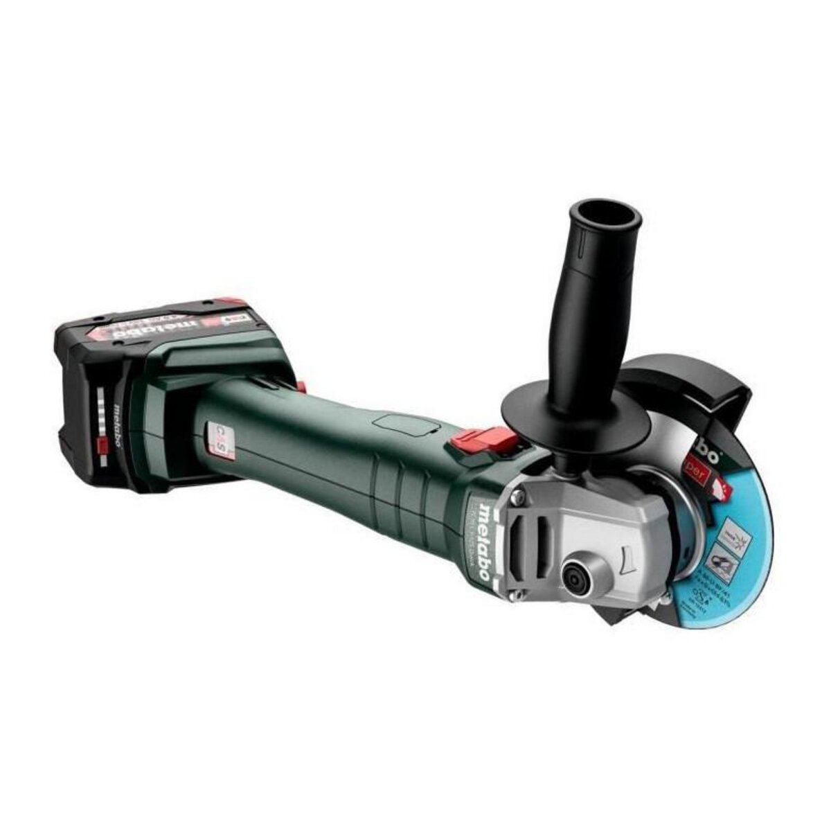 METABO Meuleuse d'angle sans fil - METABO - W 18 L 9-125 - 18 V - MetaBOX 165 L