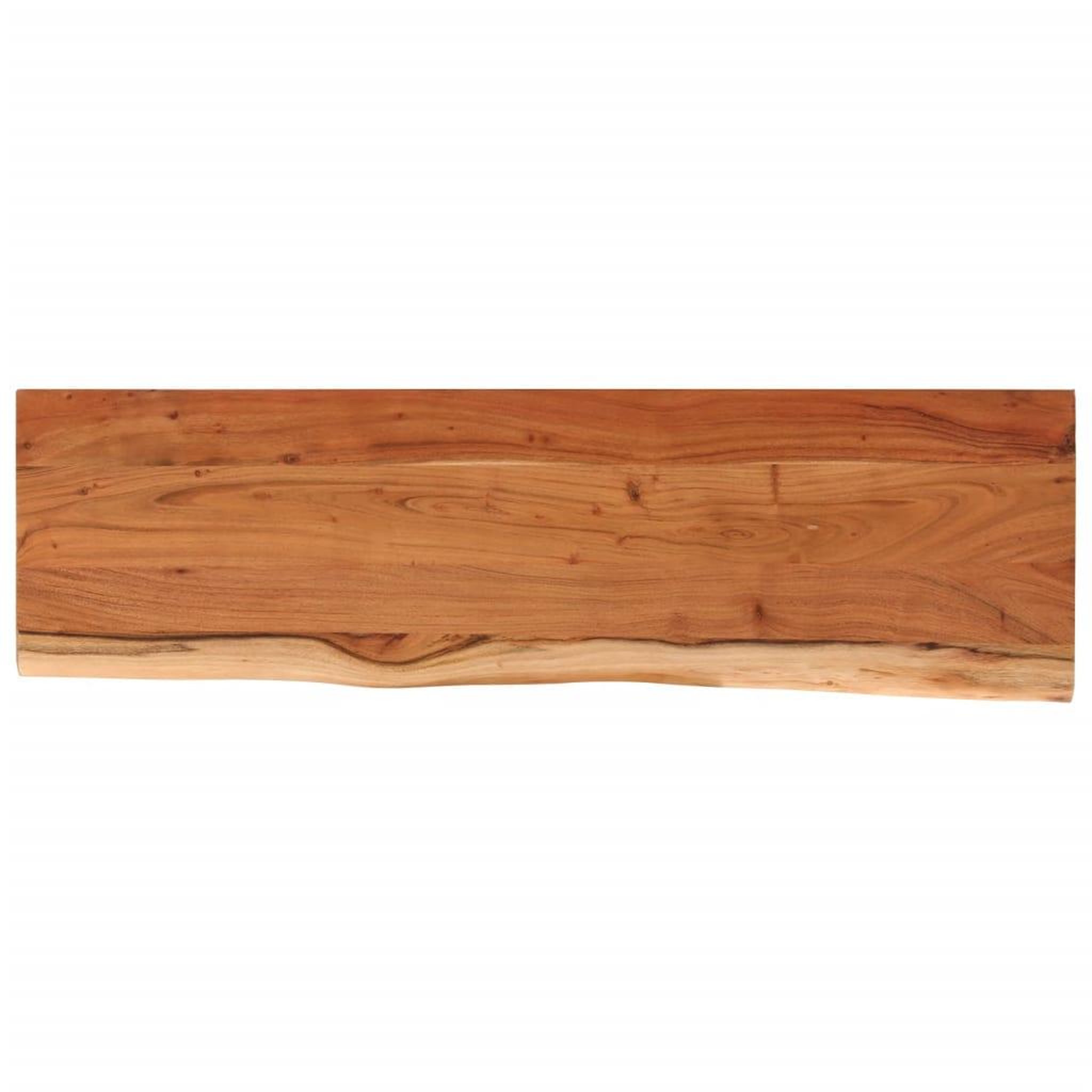Voir la diapositive 2 : VIDAXL Dessus de table 140x40x2,5 cm rectangulaire bois massif acacia