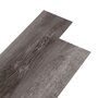 VIDAXL Planches de plancher PVC Non auto-adhesif 4,46 m^2 3mm Bois raye