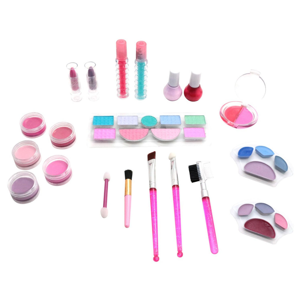 One Two Fun Ma valisette de maquillage avec miroir - rose