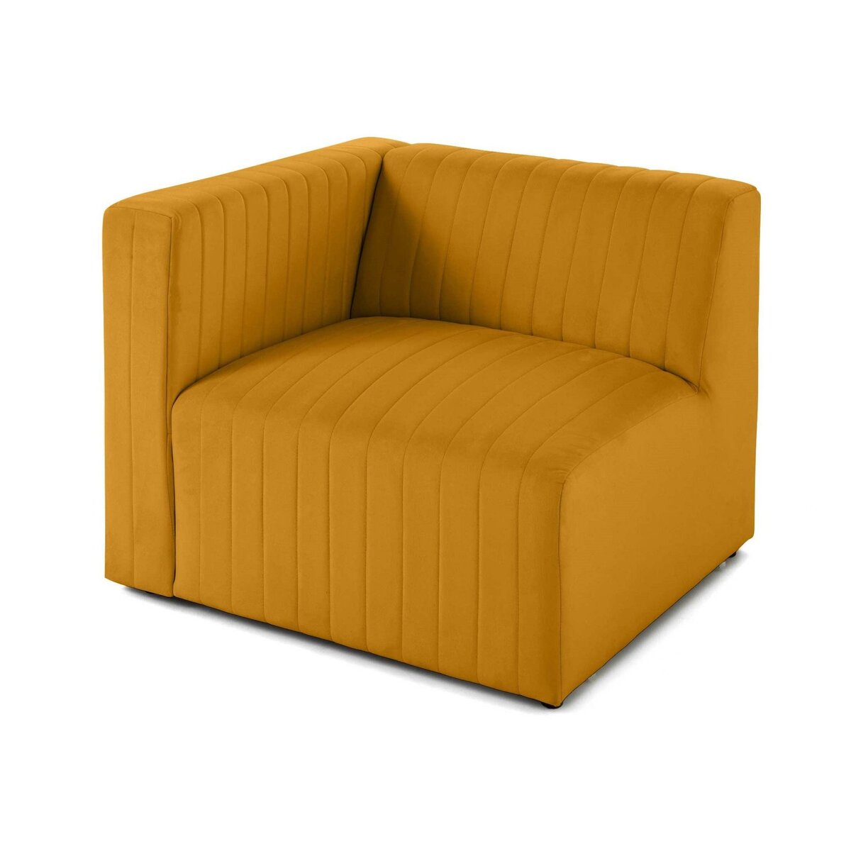 LISA DESIGN Nova - module d'assise gauche - en velours