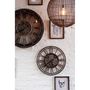 Voir la diapositive 4 : Paris Prix Horloge Murale Design  Chiffres Romains  60cm Gris