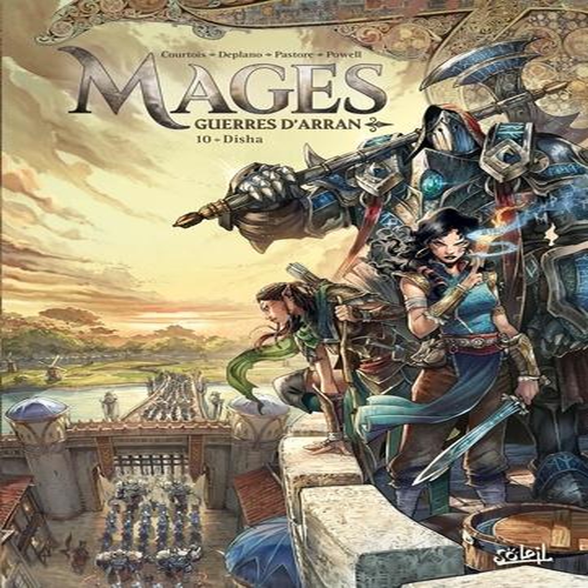 TERRES D'ARRAN : MAGES TOME 10 : DISHA, Courtois David