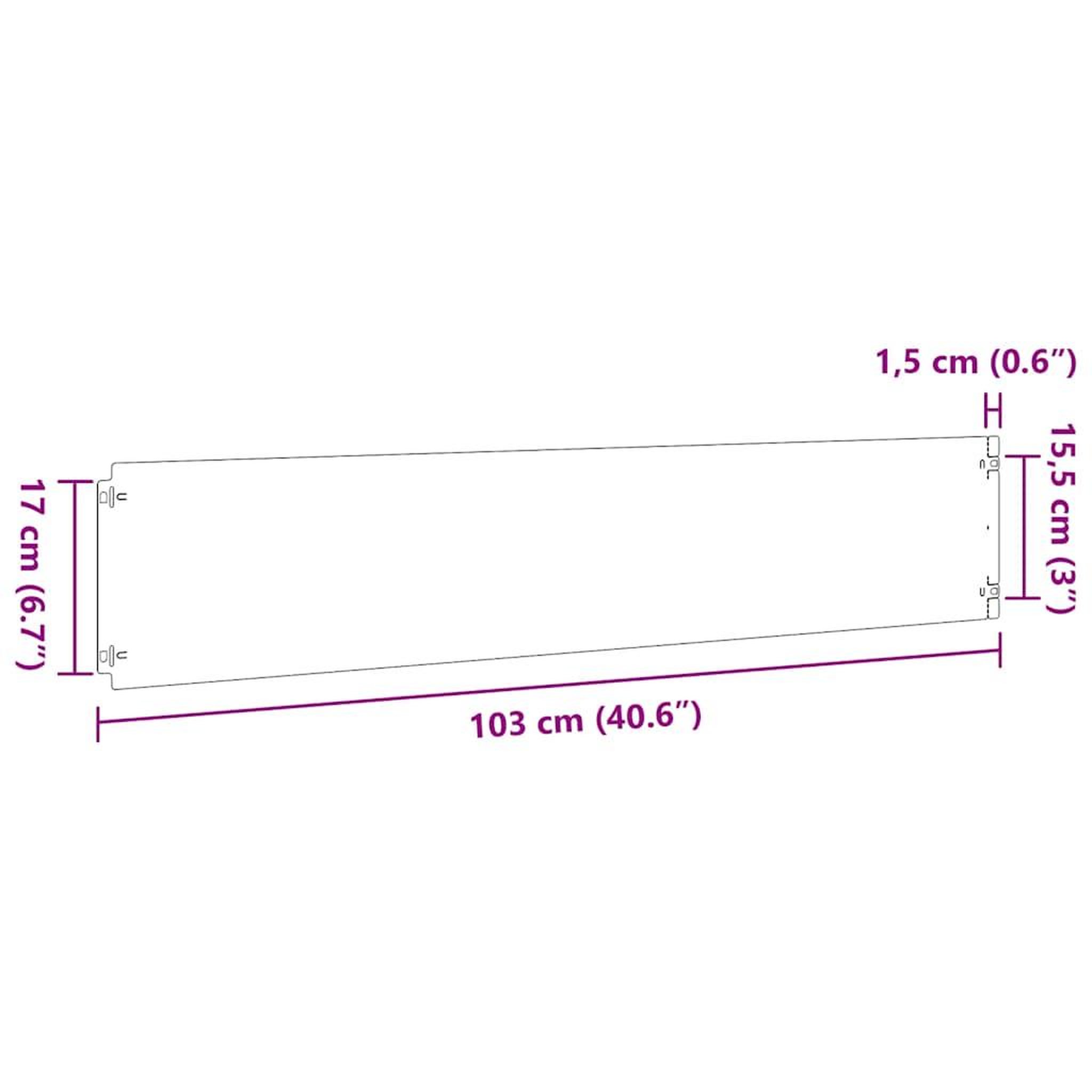 Voir la diapositive 6 : VIDAXL Bordures pelouse 10pcs anthracite 20x103cm acier lamine a froid