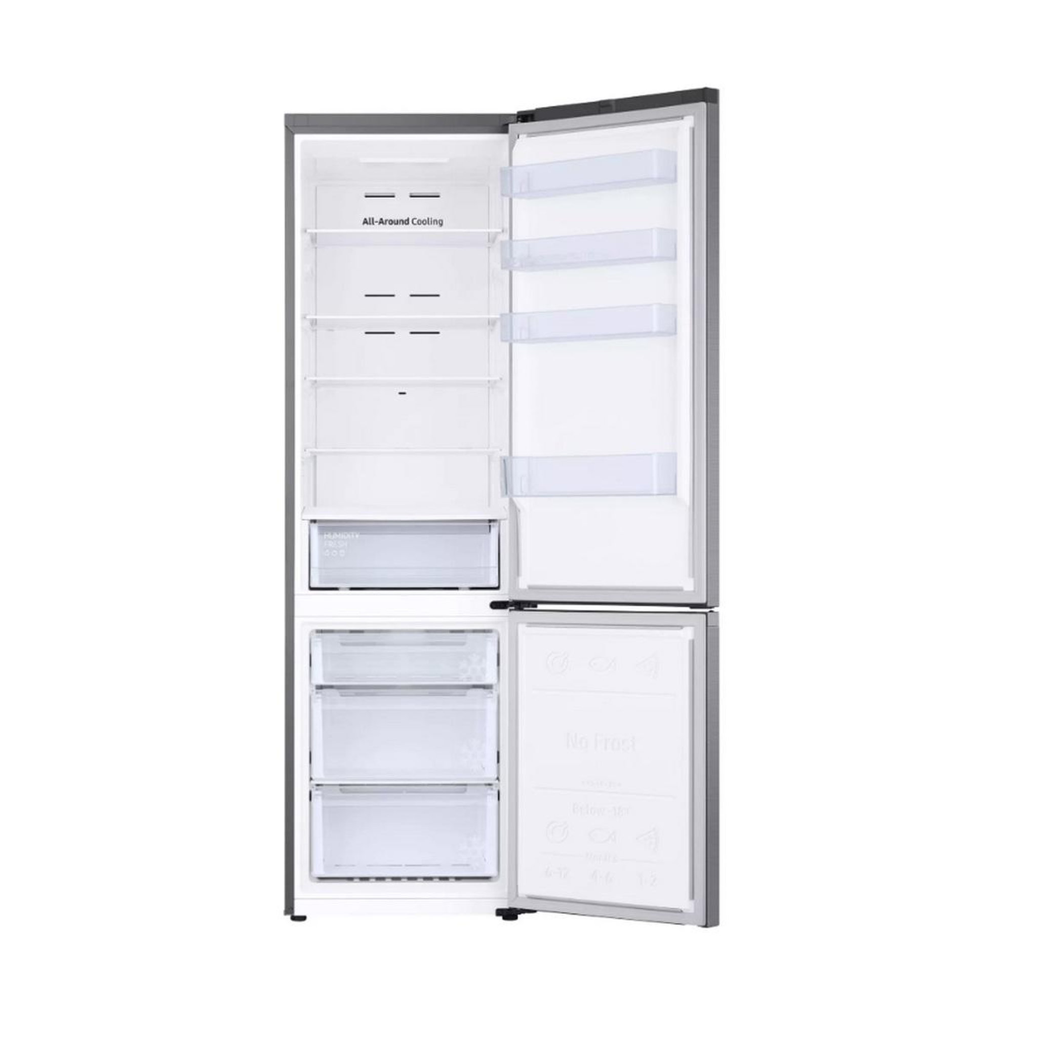 Voir la diapositive 3 : Samsung Réfrigérateur combinés 60cm 390l nofrost inox - RB38C600CS9