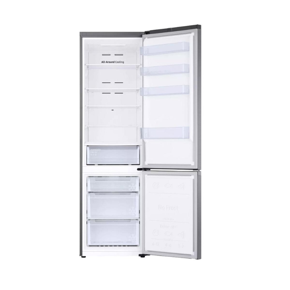 Samsung Réfrigérateur combinés 60cm 390l nofrost inox - RB38C600CS9