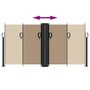 Voir la diapositive 5 : VIDAXL Auvent lateral retractable taupe 120x600 cm