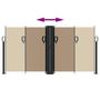 Voir la diapositive 5 : VIDAXL Auvent lateral retractable taupe 120x600 cm