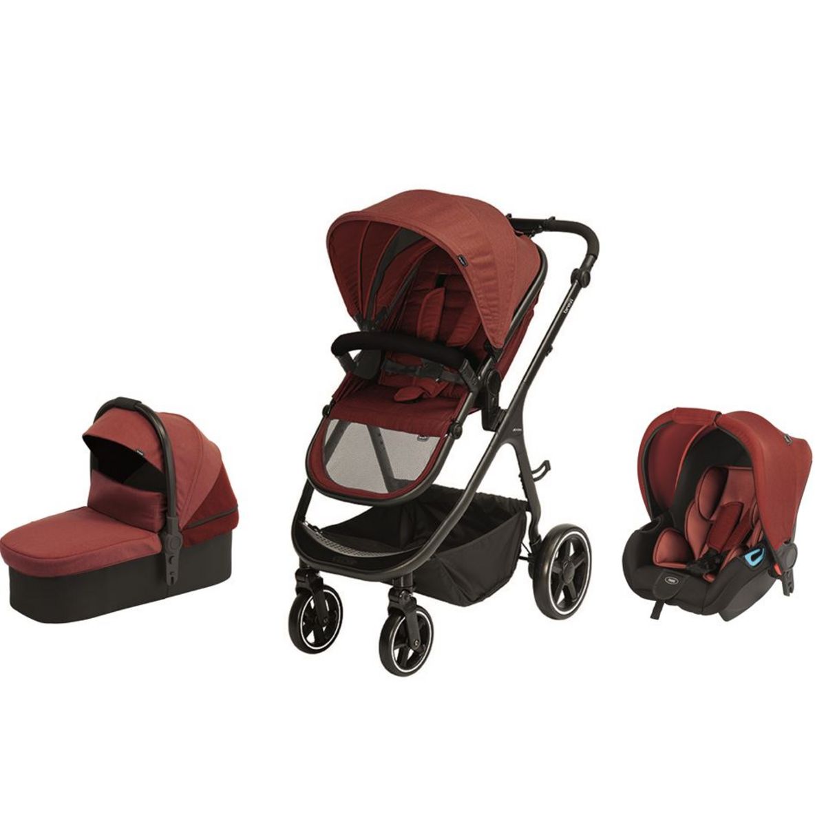 BREVI Poussette trio Adon 