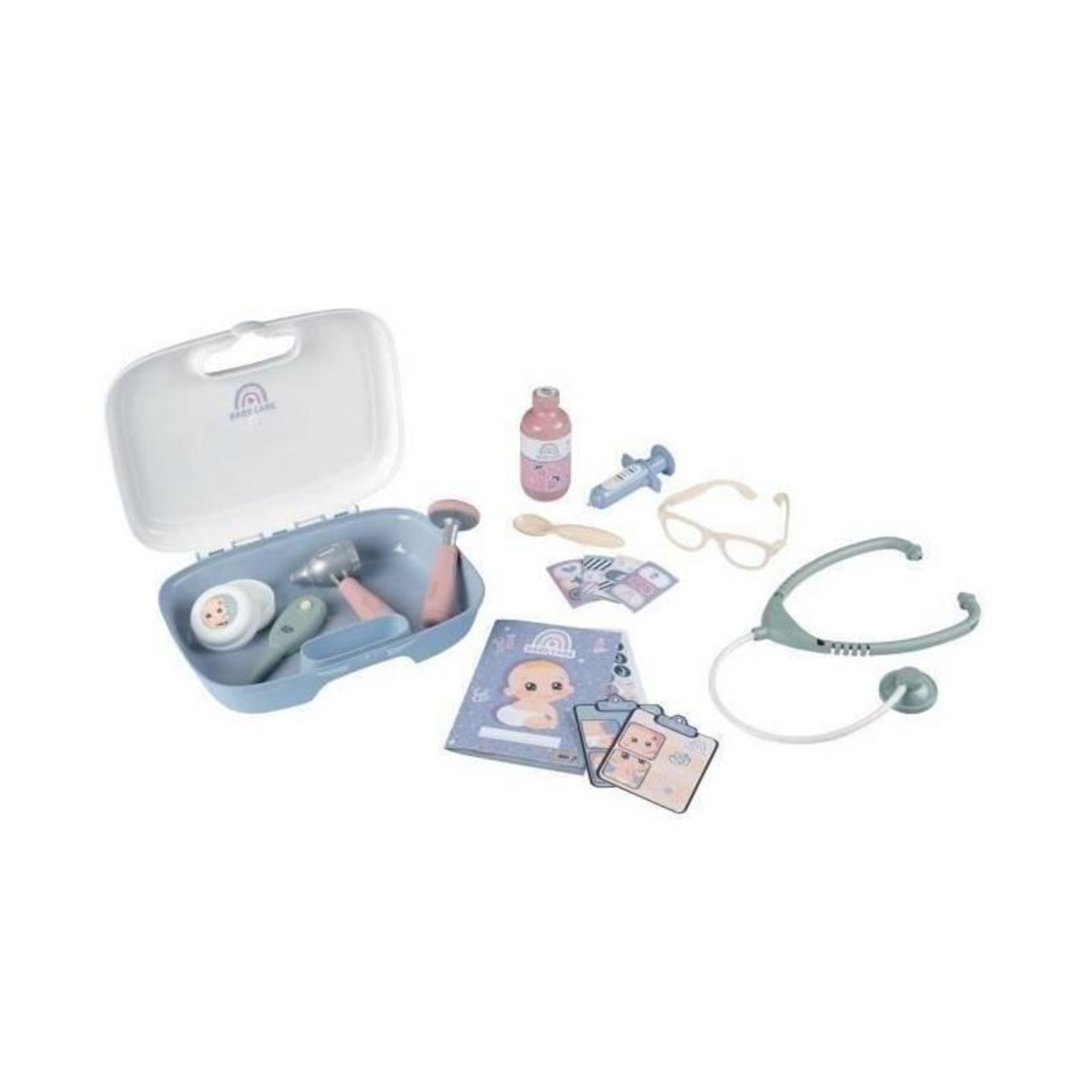 SMOBY Mallette de Soins - Smoby - Baby Care - Mixte - 3 ans a 10 ans - 19.4 X 24.3 X 6.2