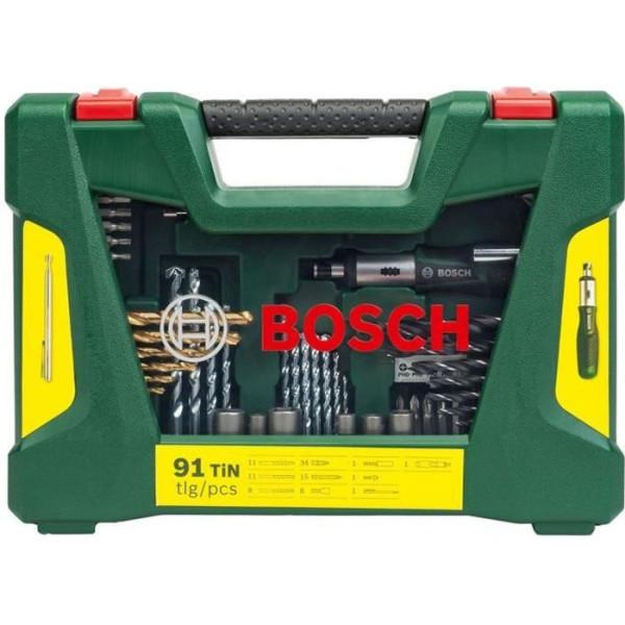 BOSCH Coffret d'accessoires pour le perçage et le vissage v-line (91 pcs) - bosch