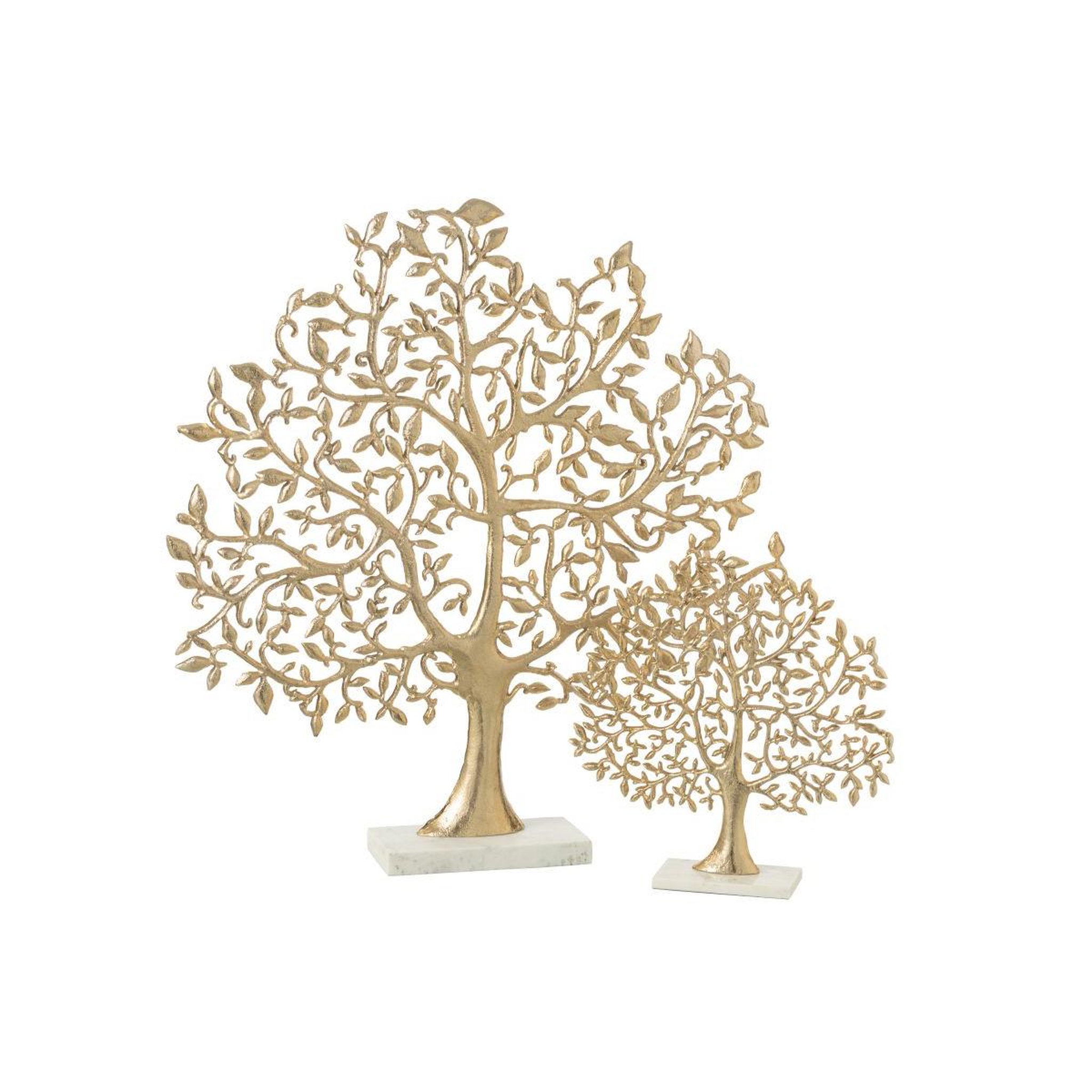 Voir la diapositive 2 : J-LINE Arbre déco en métal  diann  83cm doré