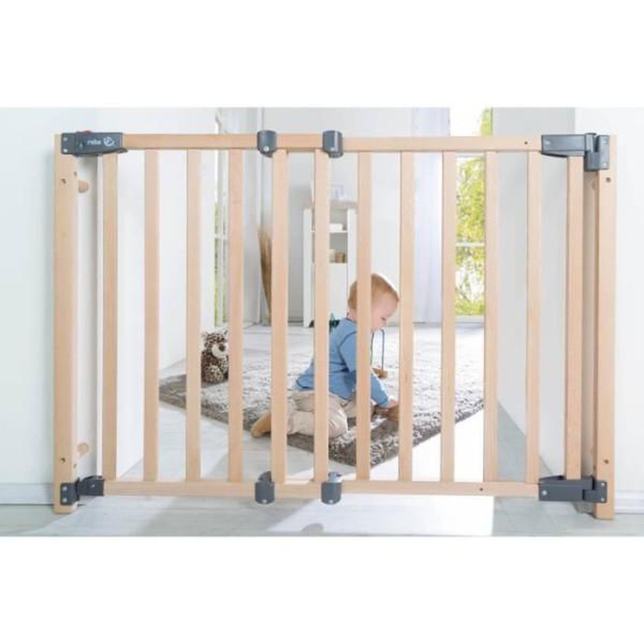 Voir la diapositive 4 : Roba Barriere de Sécurité Bébé Safety Up pour Porte - ROBA - Largeur Réglable de 70 - 118.5 cm